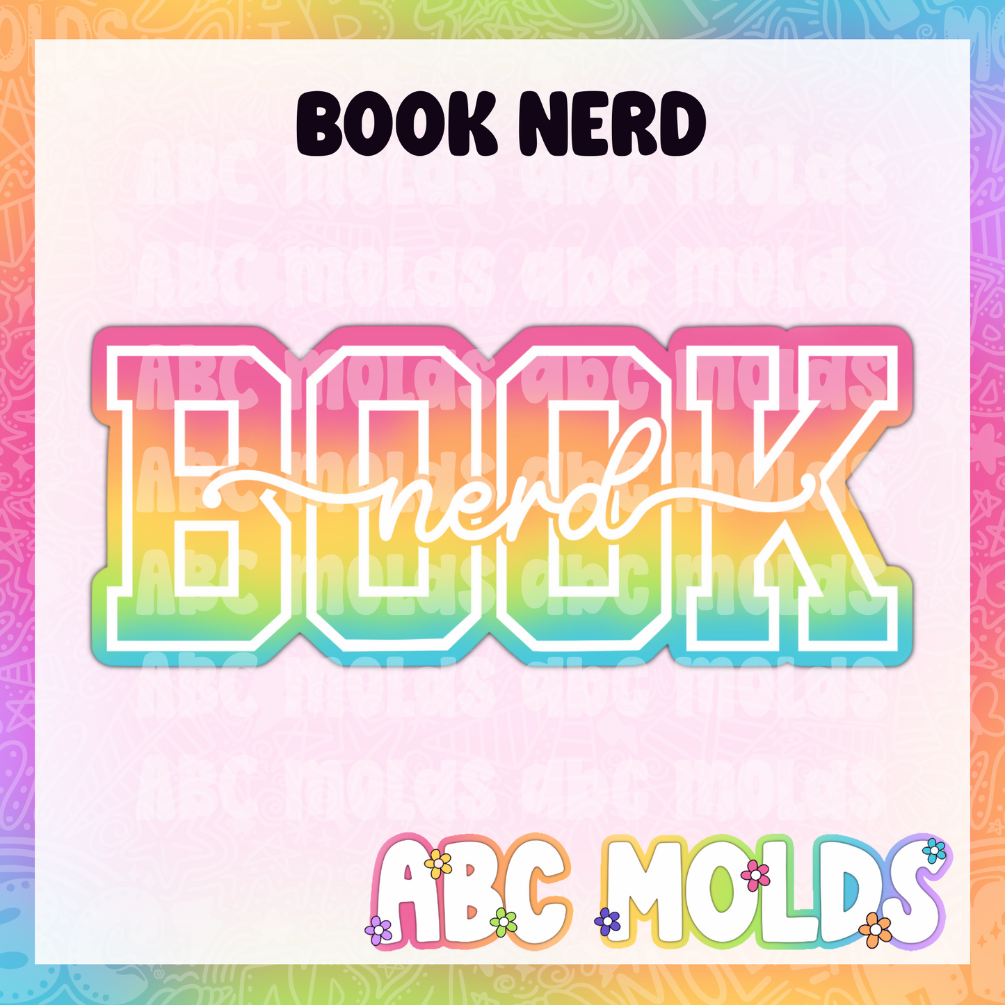 Book Nerd Silicone Freshie Mold