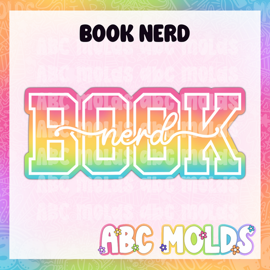 Book Nerd Silicone Freshie Mold