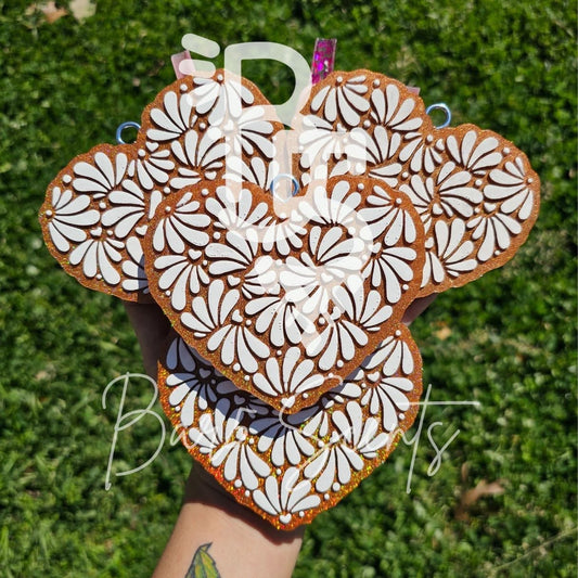 Talavera Heart silicone mold