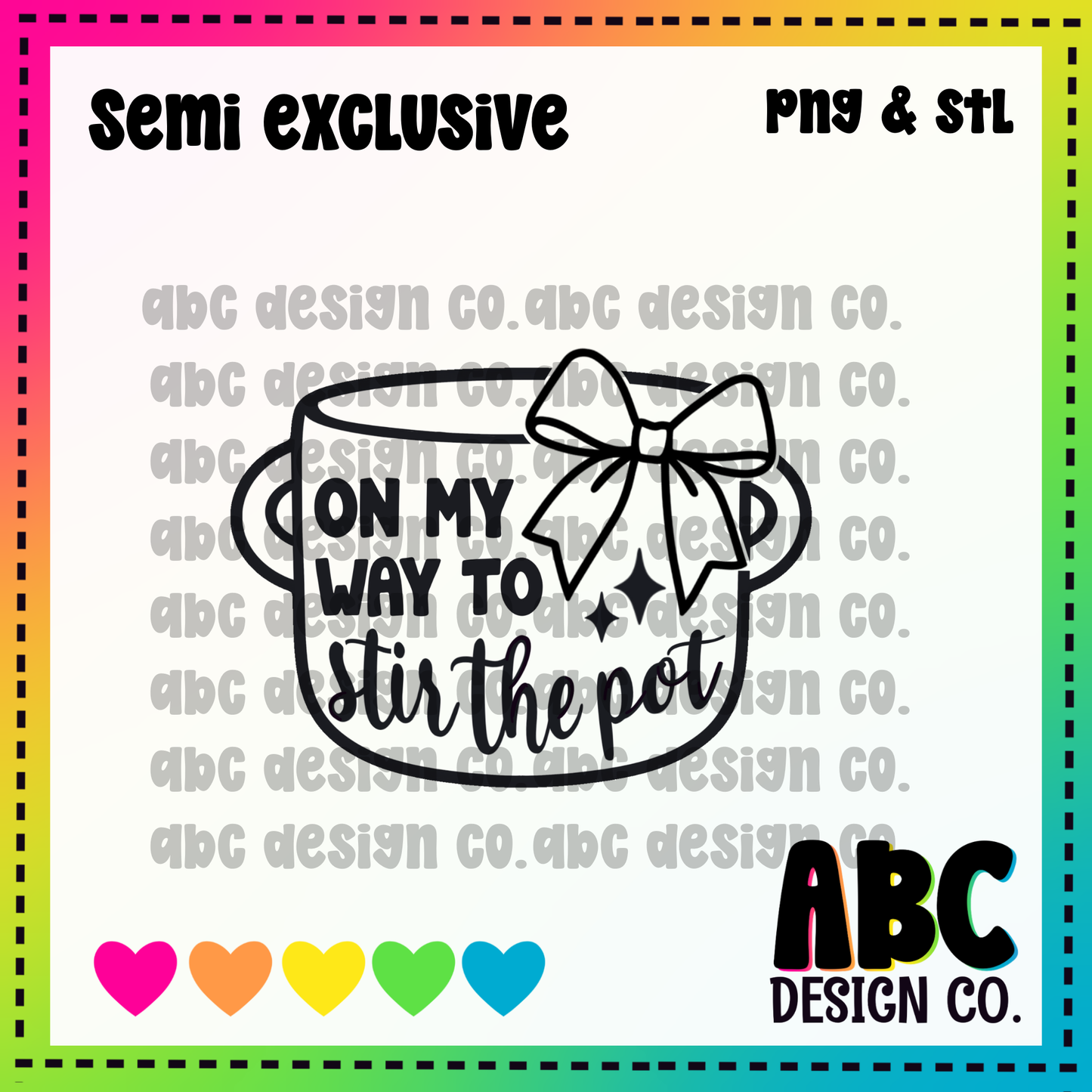 Stir the pot PNG & STL - Semi-Exclusive - digital download