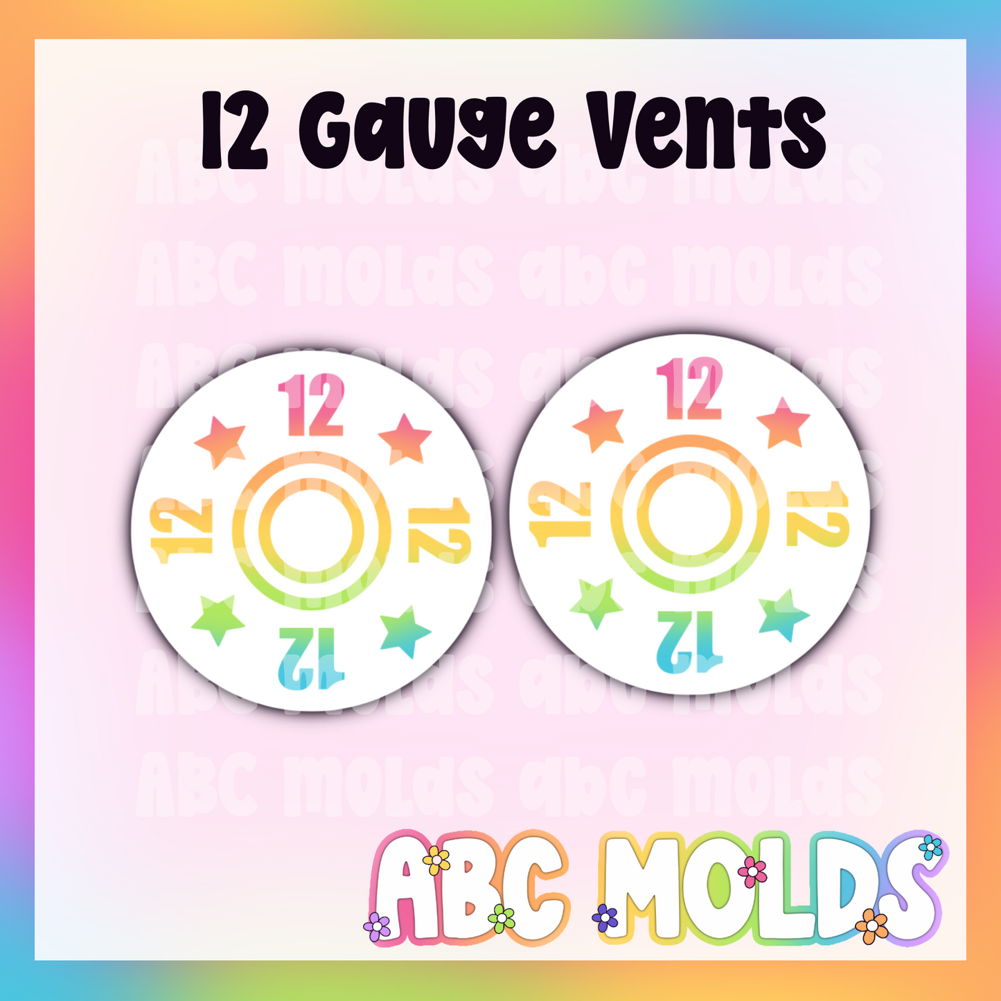 12 gauge bullet vents Silicone Mold