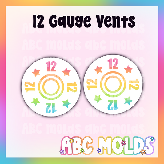 12 gauge bullet vents Silicone Mold