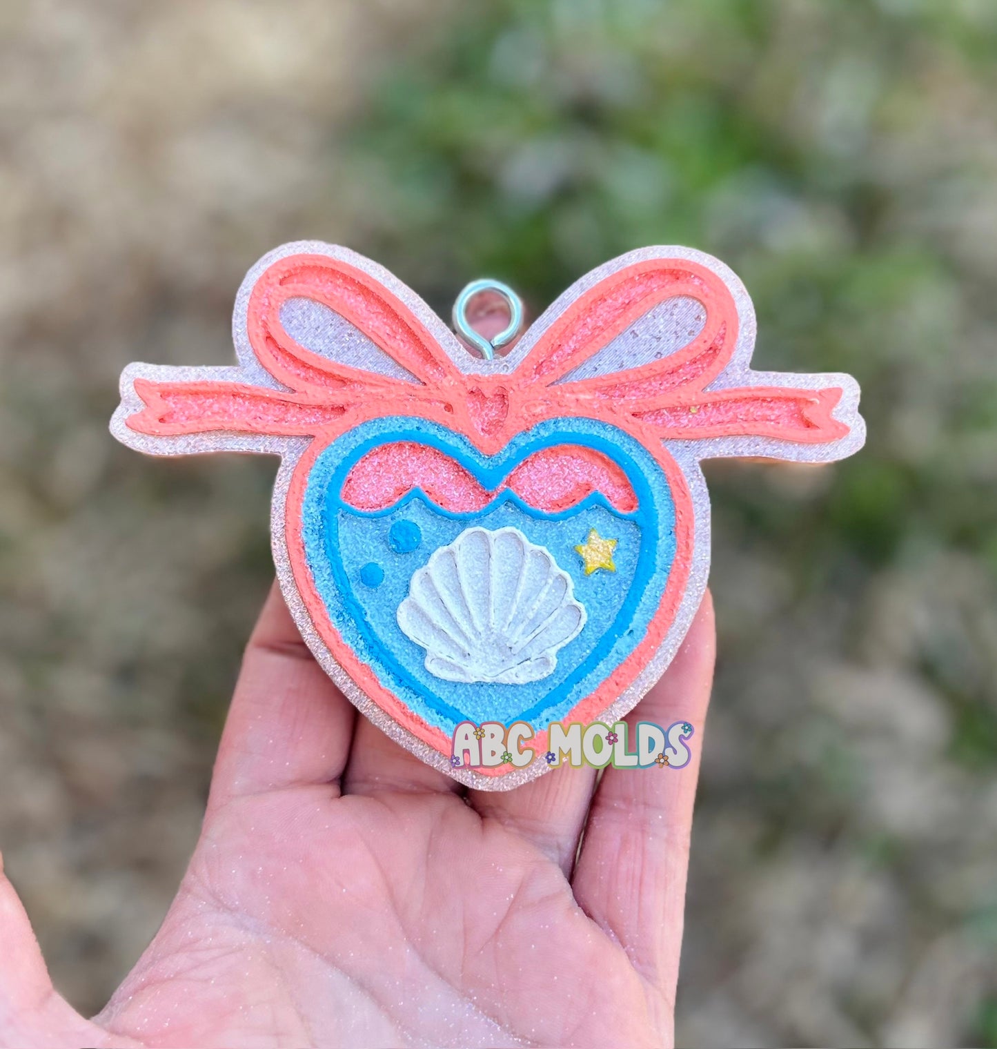 Beach Locket Silicone Freshie Mold