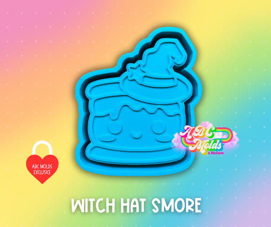 Smore with witch hat Silicone Mold