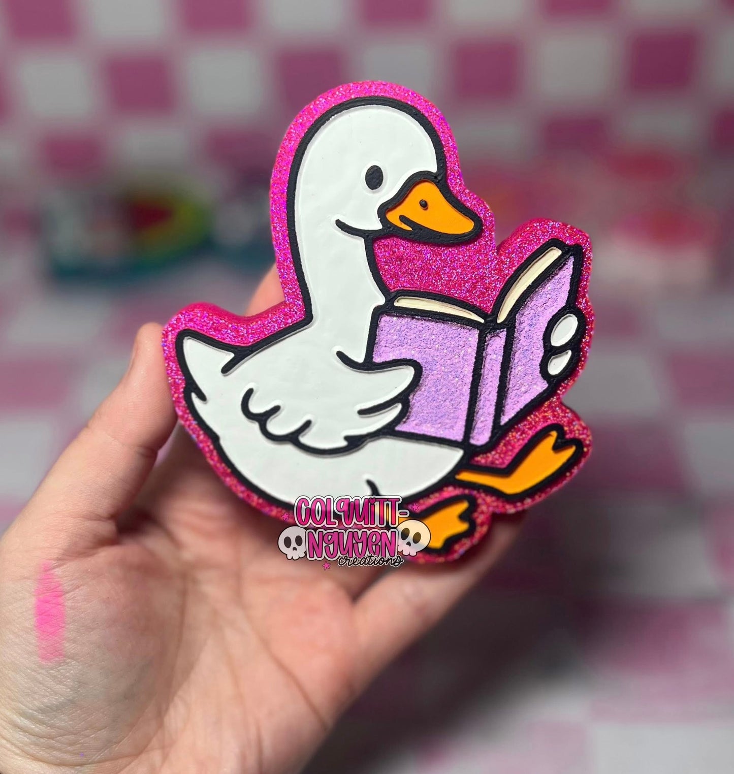 Reading Goose Silicone Freshie Mold