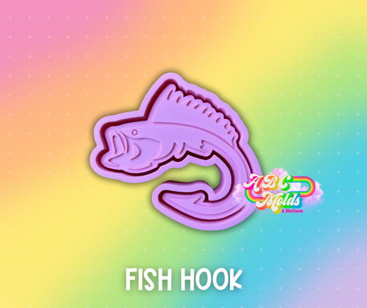 Fish hook silicone mold
