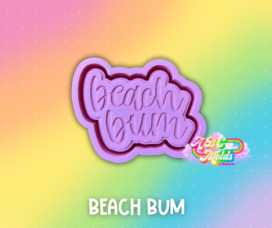 Beach Bum silicone mold