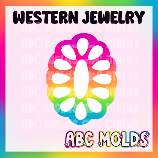 Western Jewlery Full Size Freshie Silicone Mold