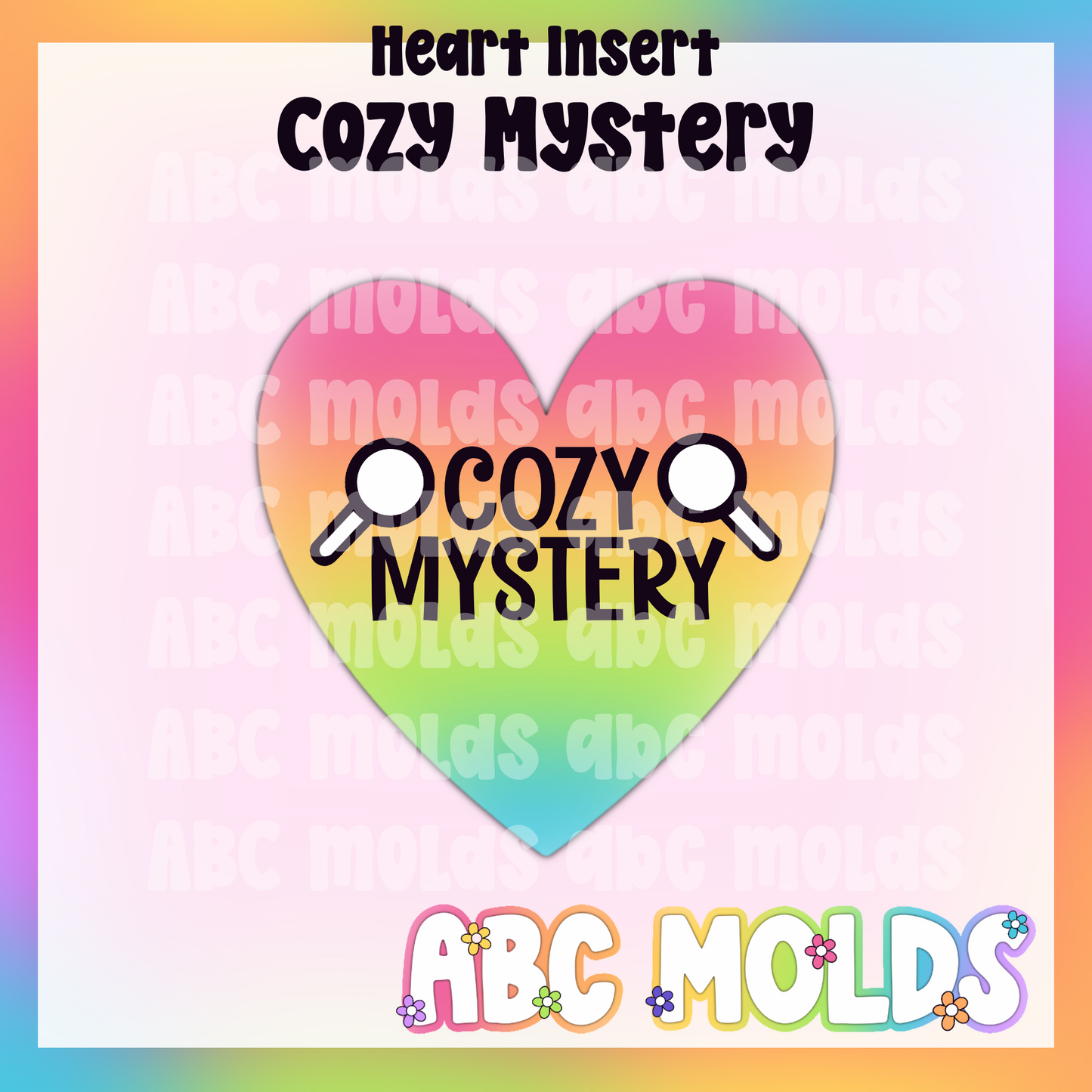 Heart Insert Listing - Bookish - Silicone Freshie Inserts