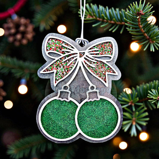 Plain Bow Ornaments Silicone Mold