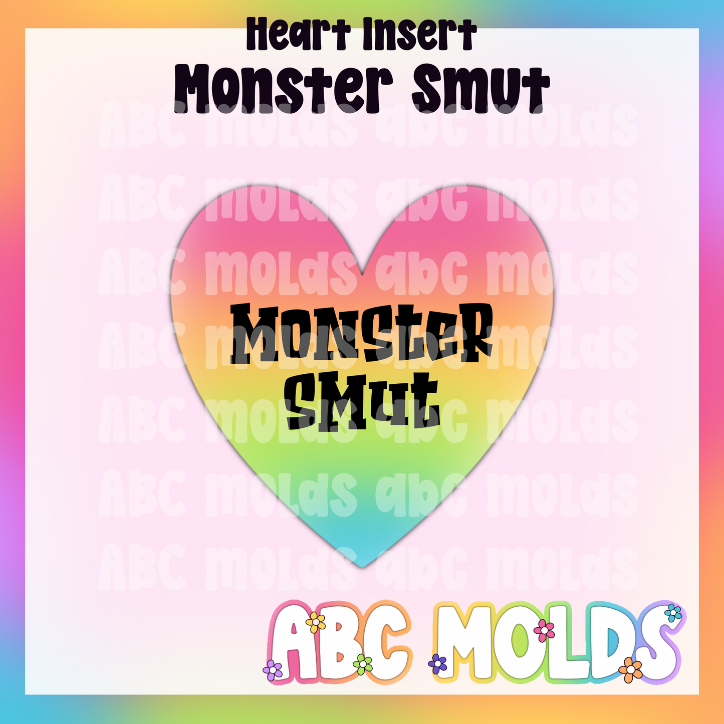 Heart Insert Listing - Bookish - Silicone Freshie Inserts