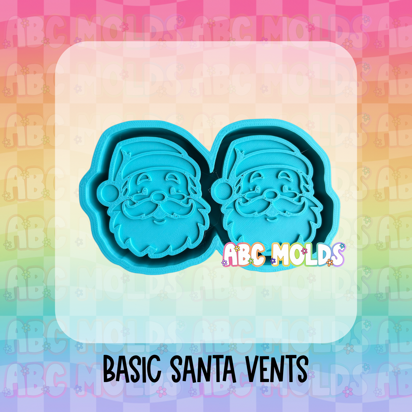 Basic santa vents Vents Silicone Mold