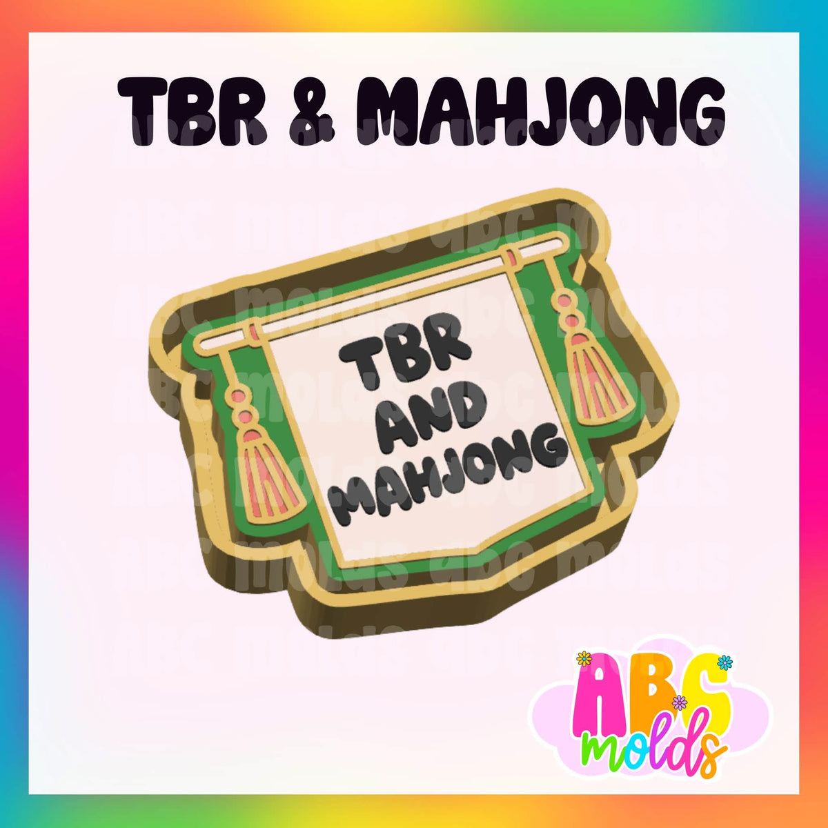 TBR & Mahjong - Silicone Freshie Mold