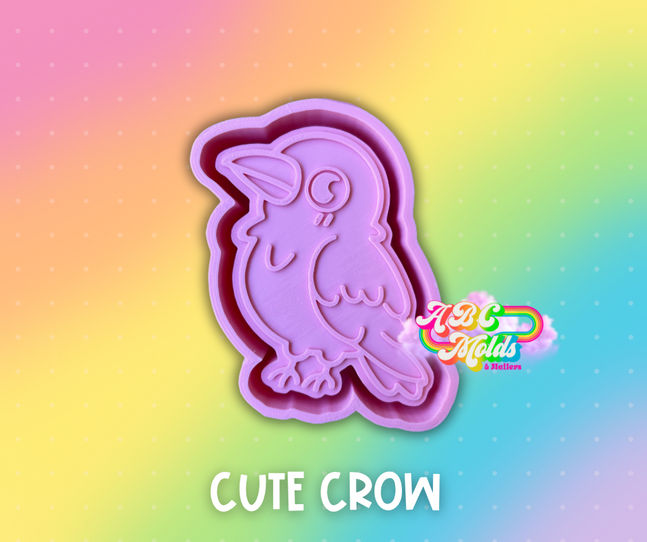 Cute Crow Silicone Mold