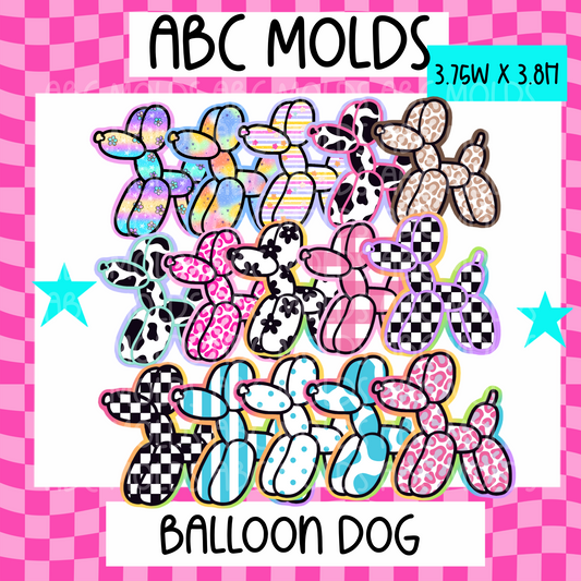 ABC Balloon Dog Bundle 1 - digital Download