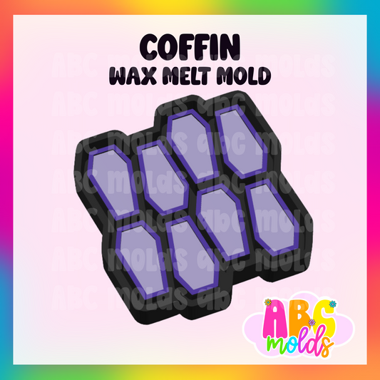Coffin - Wax Multi Cavity  Wax Silicone Mold