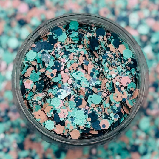 TRANQUILITY  - Chunky Custom Matte Glitter Mix