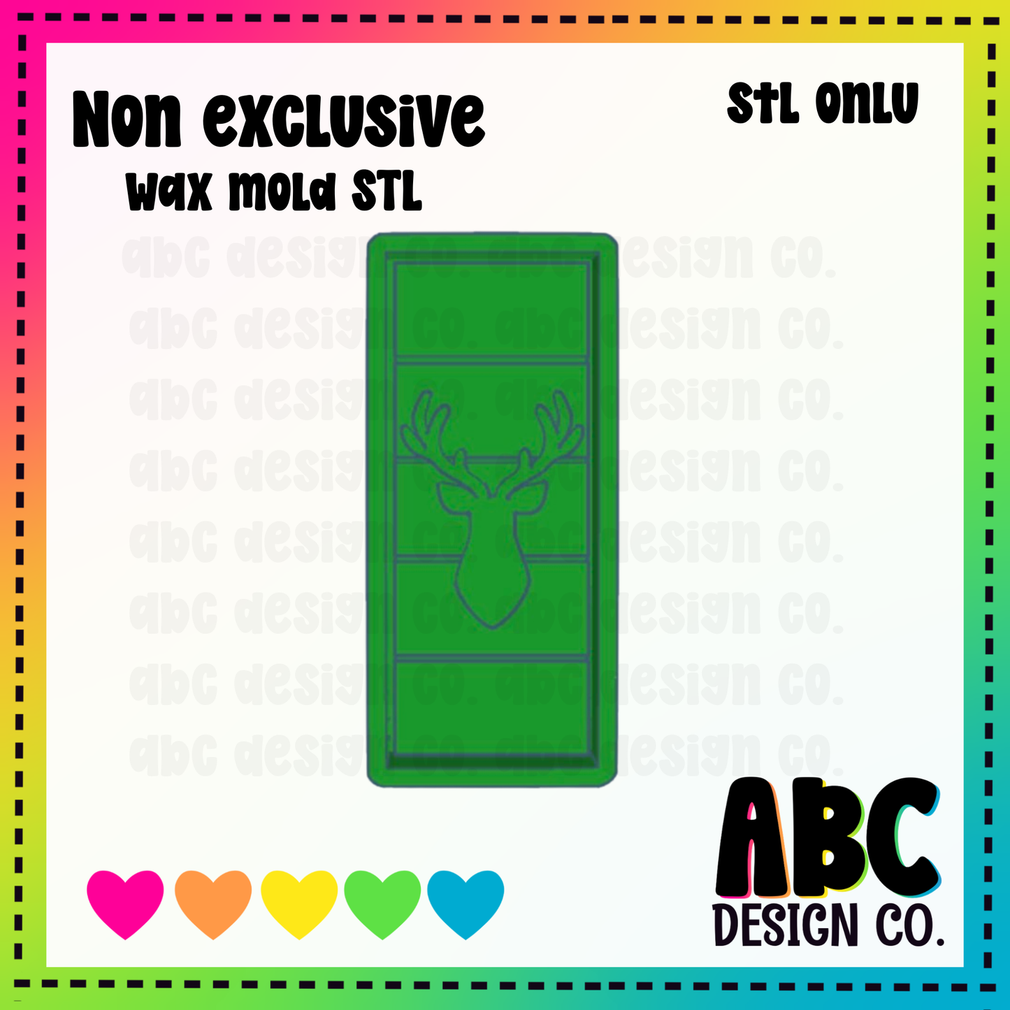 Buck Snapbar WAX Mold STL - digital download