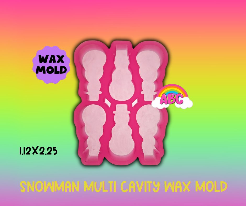 Multi Cavity snowman wax mold