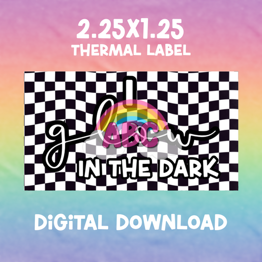 Digital Download - Thermal Label - I glow 2