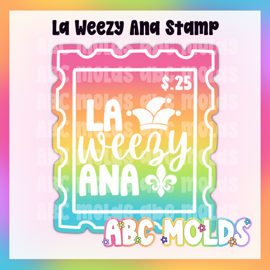 La Weezy Ana Stamp Silicone Mold