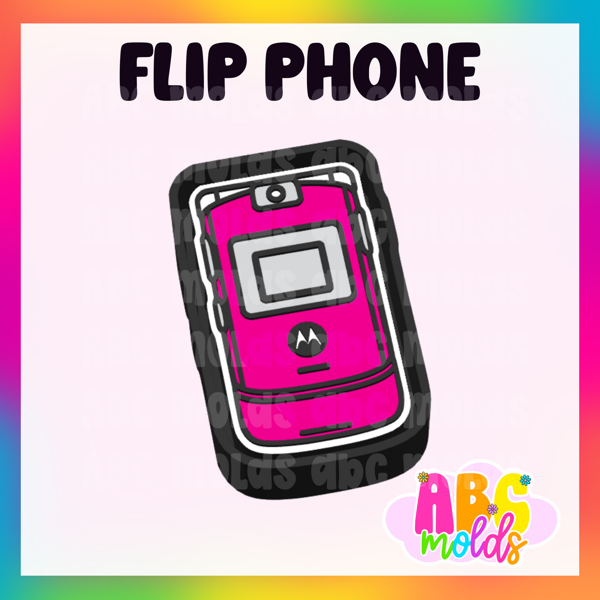 Razor flip phone - Silicone Freshie Mold