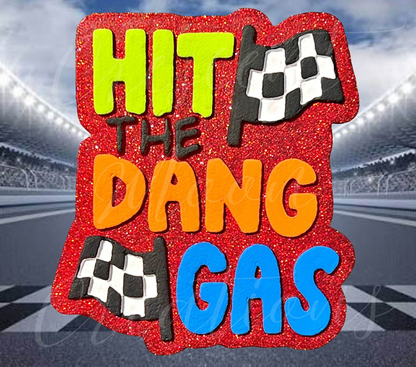 Hit The Dang Gas Silicone Freshie Mold