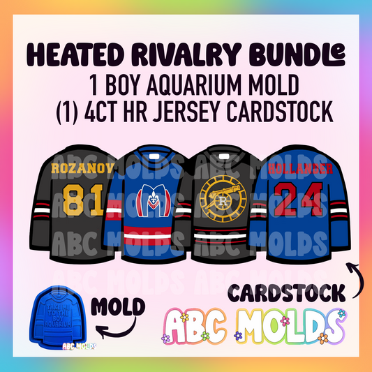Boy Aquarium Mold & Cardstock Bundle