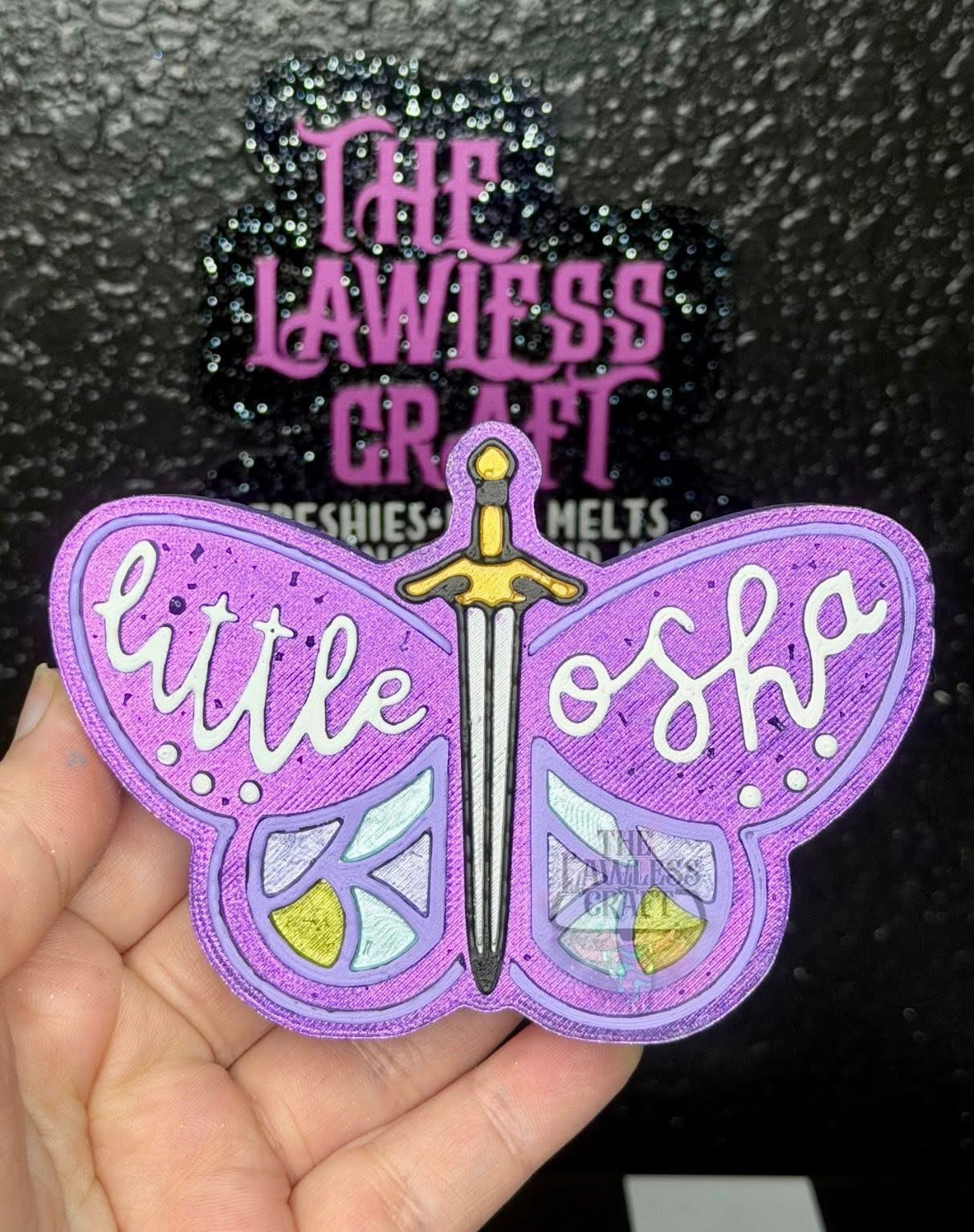 Little OSHA Butterfly Silicone Freshie Mold