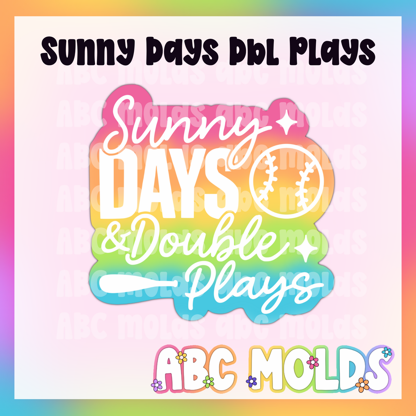 Sunny Days & Double Plays Silicone Freshie Freshie Mold