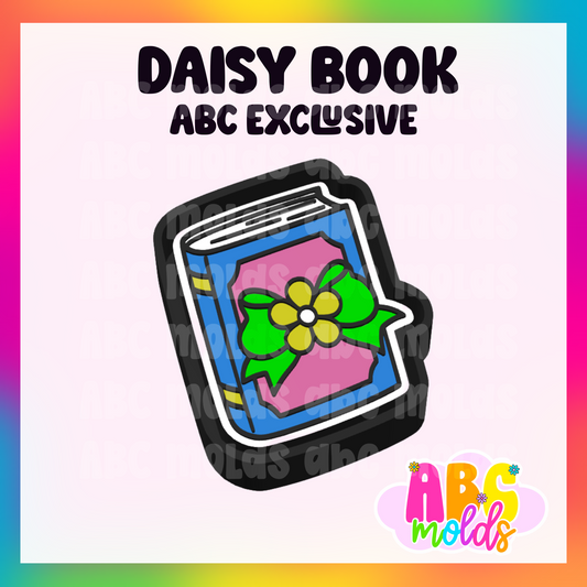 Daisy Book Silicone Freshie Mold