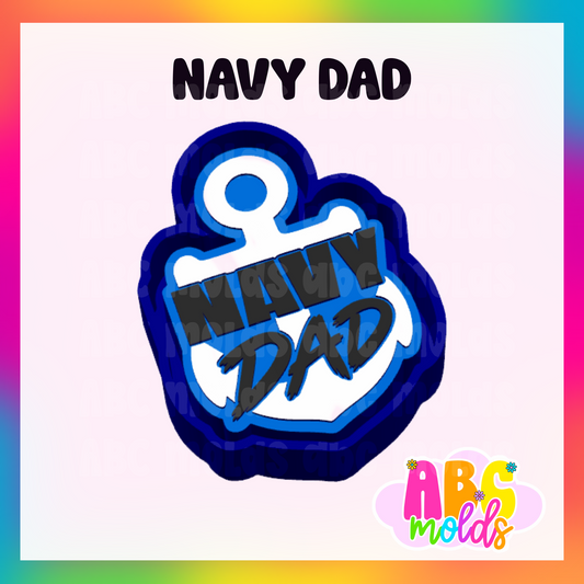 Navy Dad - Silicone Freshie Mold