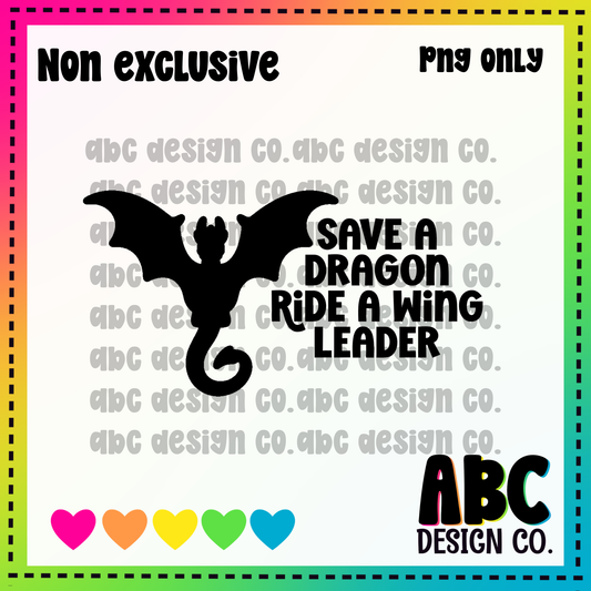 Wing leader PNG - NON Exclusive - digital download