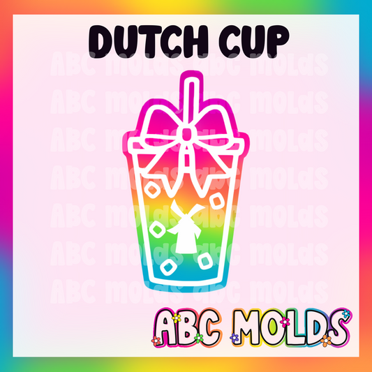 Dutch cup Silicone Freshie Mold