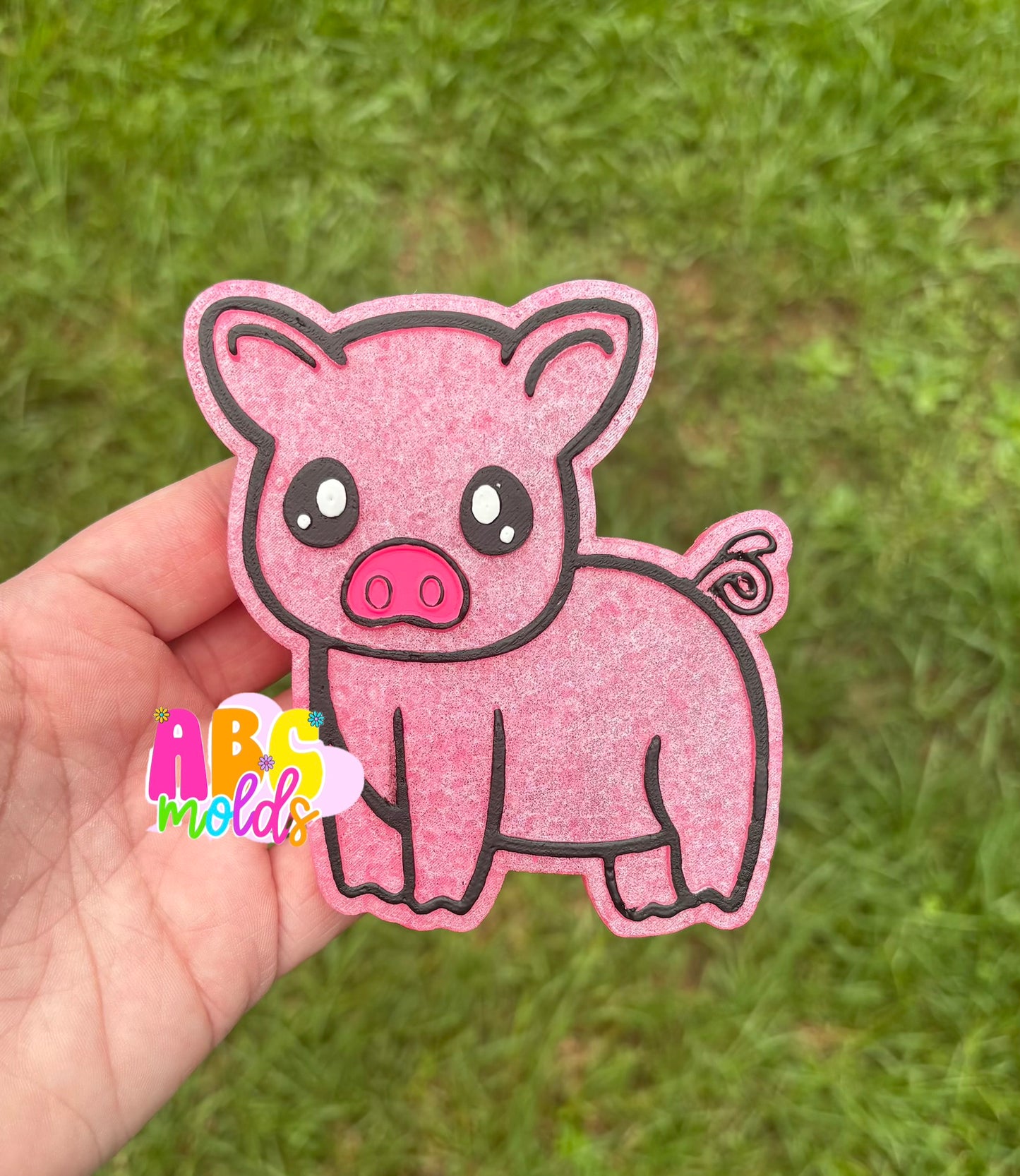 Cute farm pig Silicone Freshie Mold