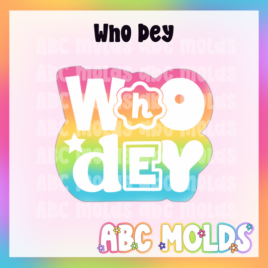 Who Dey Silicone Mold