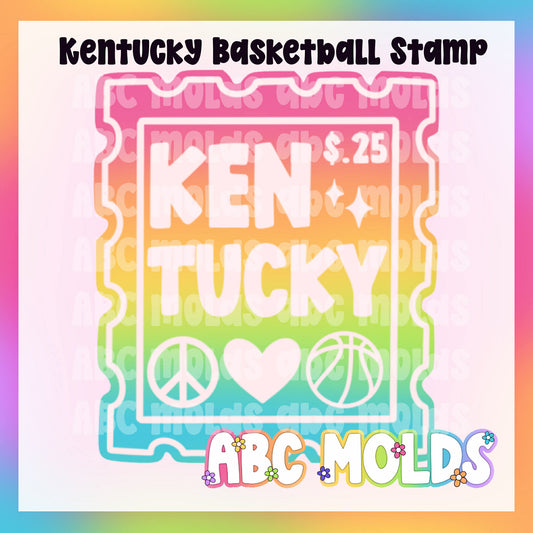 Kentucky Basketball Stamp Silicone Mold