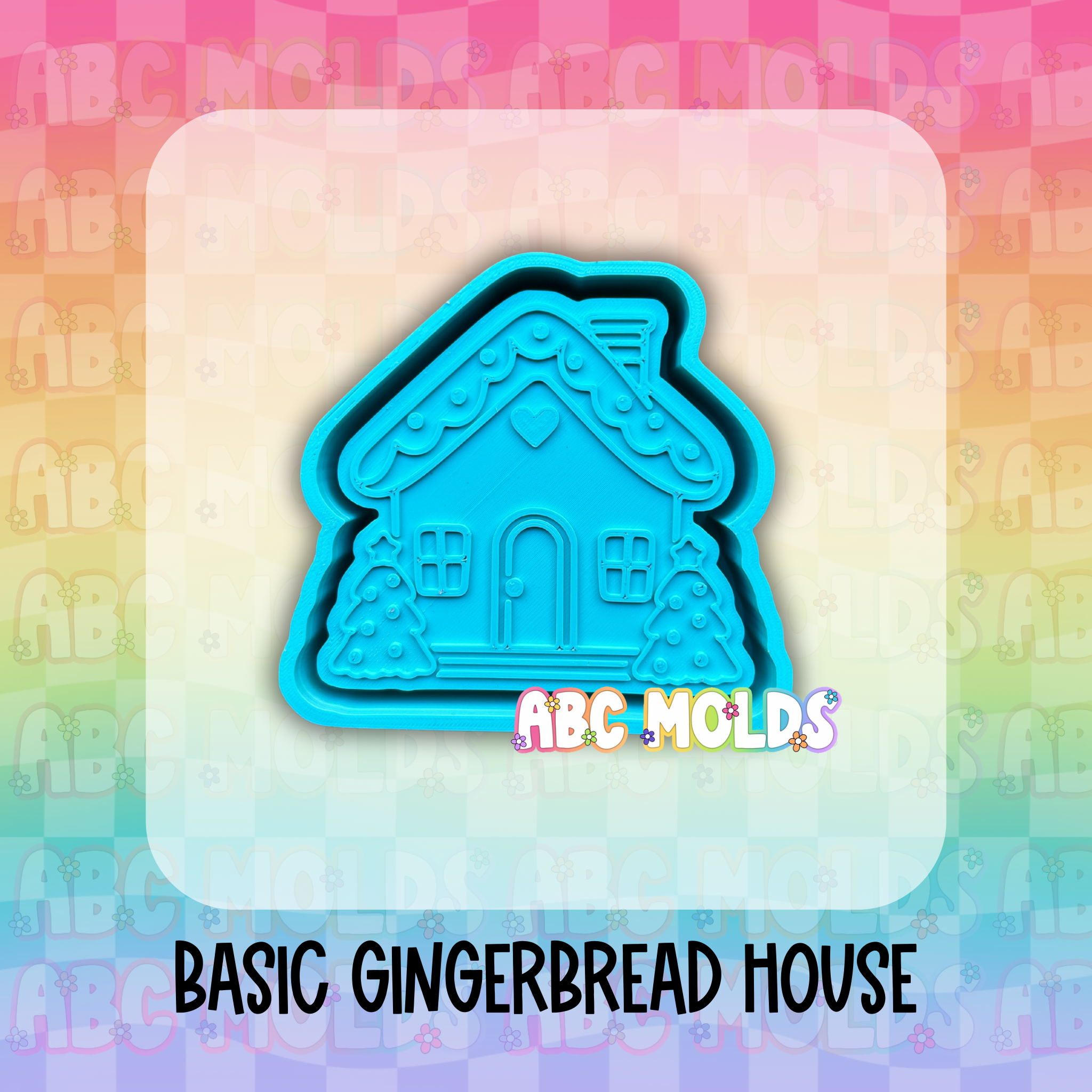 Basic Gingerbread House Silicone Freshie Mold – ABC MOLDS LLC