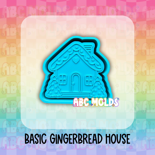 Basic Gingerbread House Silicone Mold