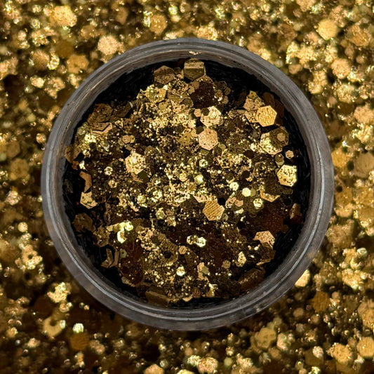 WOOD - Chunky Metallic Glitter Mix