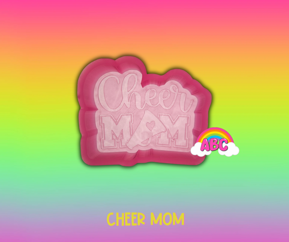 Cheer Mom Silicone Mold