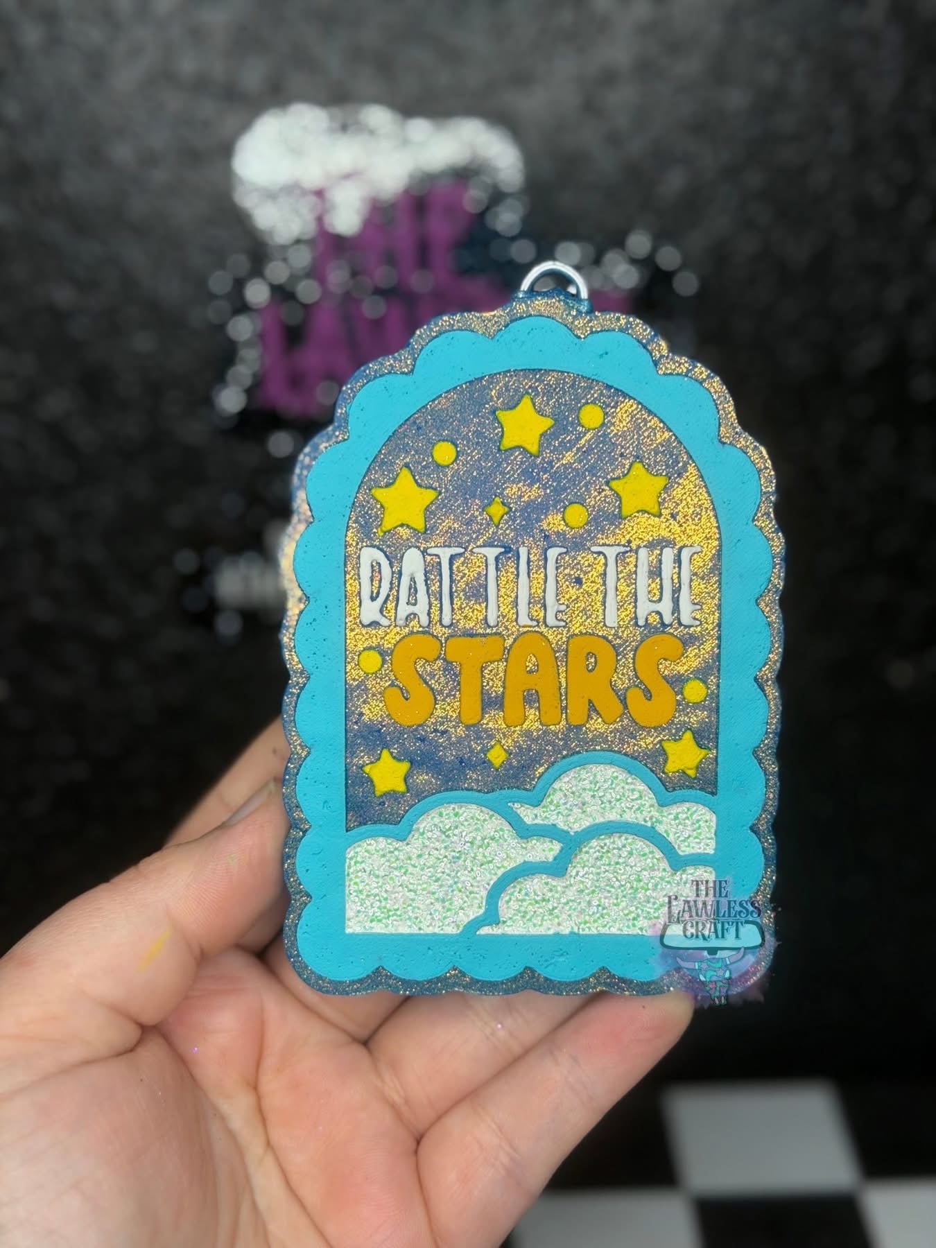 Rattle the stars silicone freshie mold