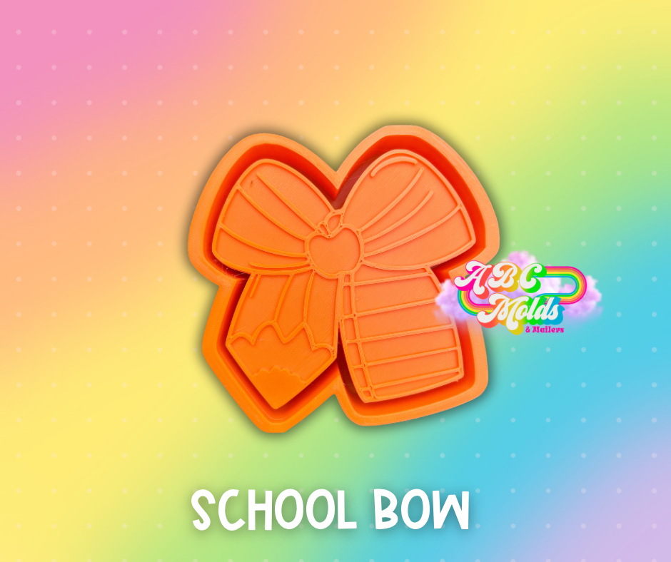 School Bow Silicone Mold