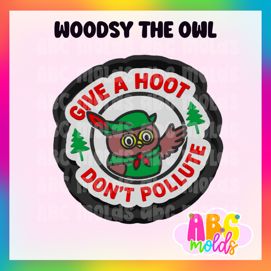 Woodsy the owl - Silicone Freshie Mold