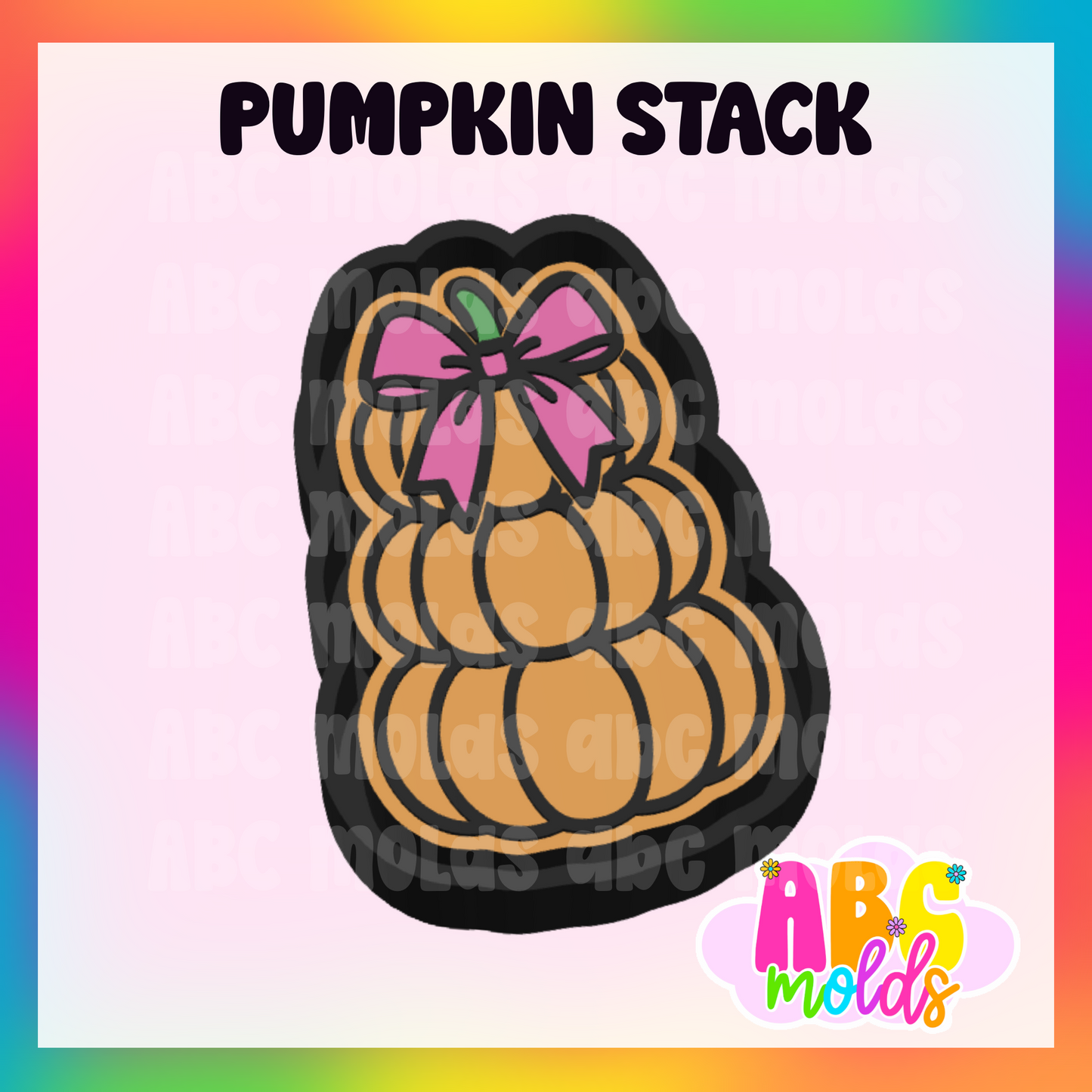 Pumpkin stack - Silicone Freshie Mold