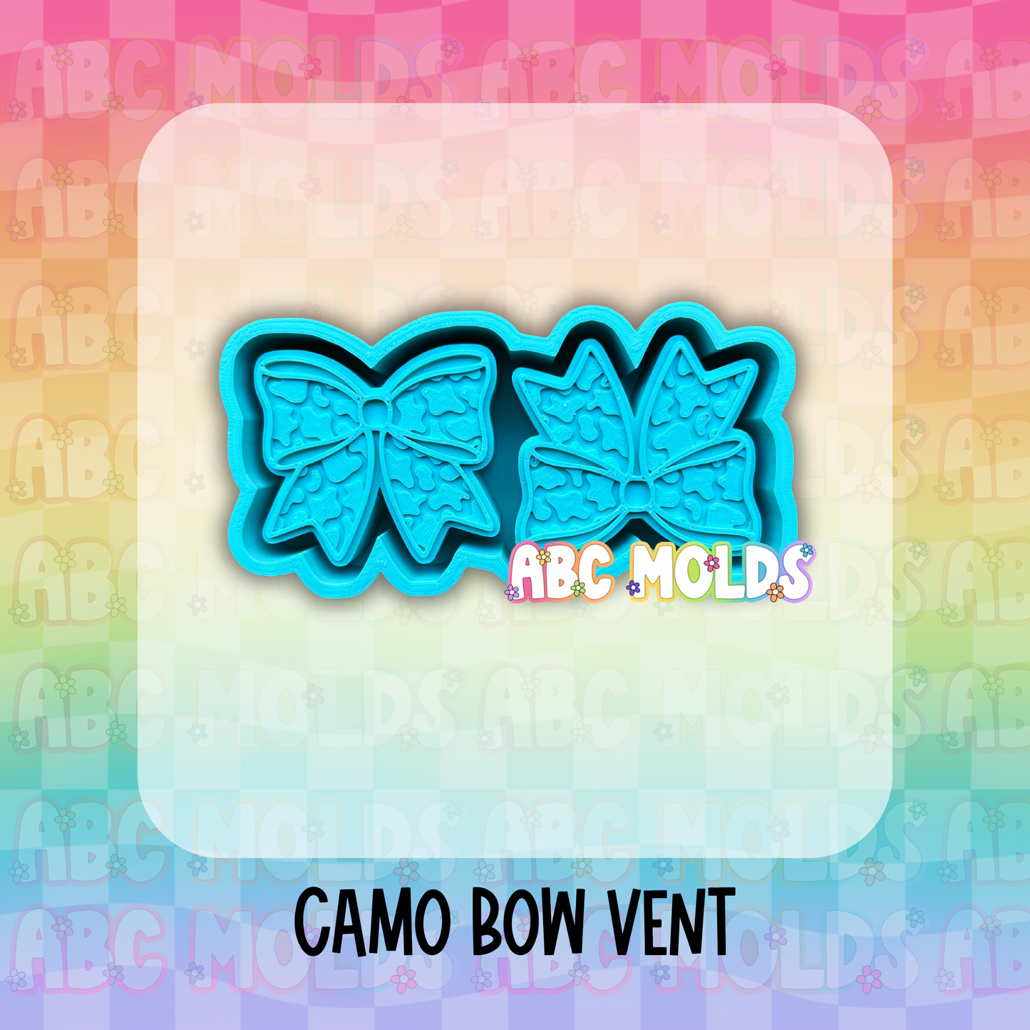Camo Bow Vents Silicone Mold