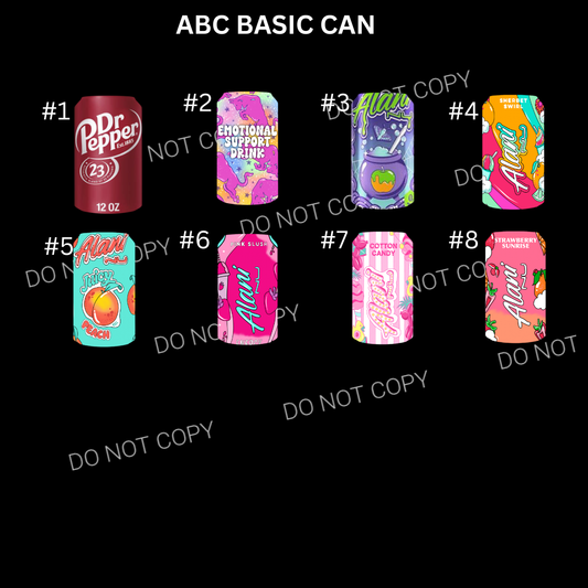 ABC BASIC CAN CARDSTOCK - Shipped by Kaleidoscope Kreations