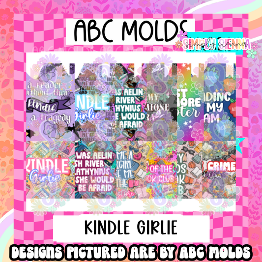 Kindle Girlie - ABC MOLDS - sold & shipped by simply sienna