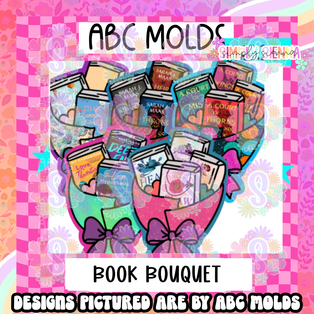 Book Bouquet - ABC MOLDS - sold & shipped by simply sienna
