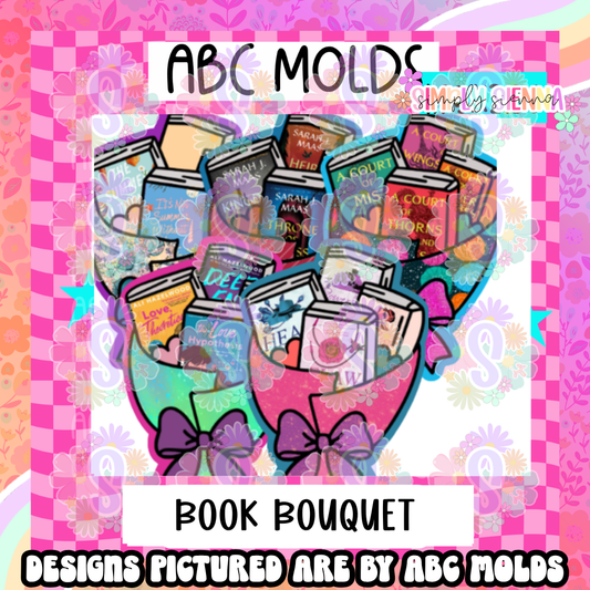 Book Bouquet - ABC MOLDS - sold & shipped by simply sienna